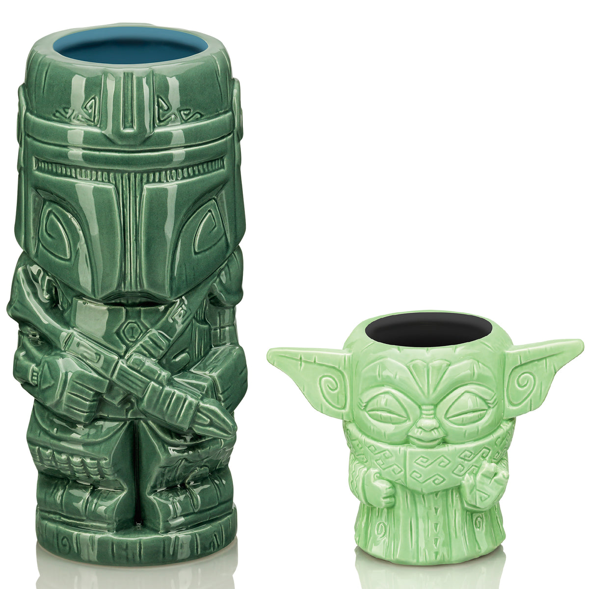 Star Wars: The Mandalorian and Grogu Adult and Child Stacking Mugs, Set of 2