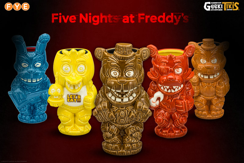 Haunt Happy Hour with New ‘Five Nights at Freddy’s’ Geeki Tikis